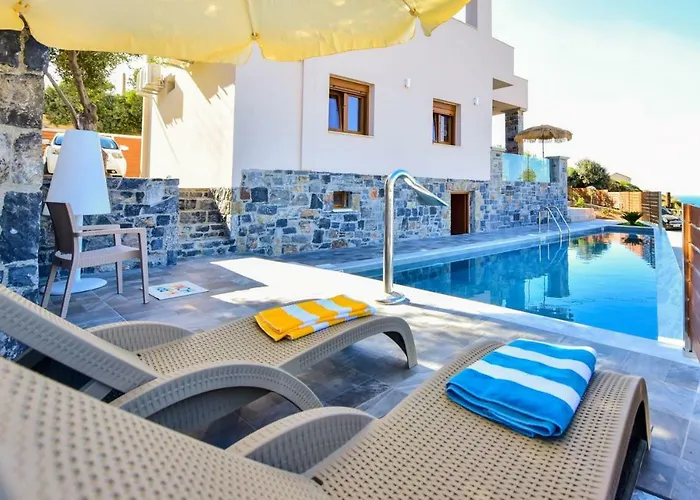 Sea Front Panorama Villa Private Pool